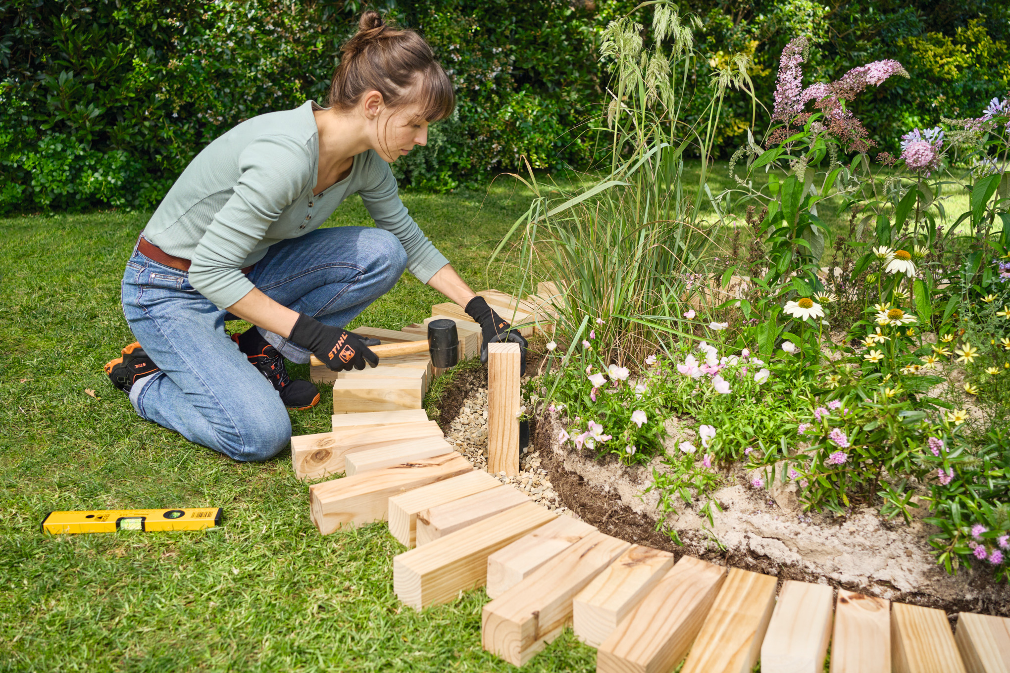 Beeteinfassung selber machen | STIHL