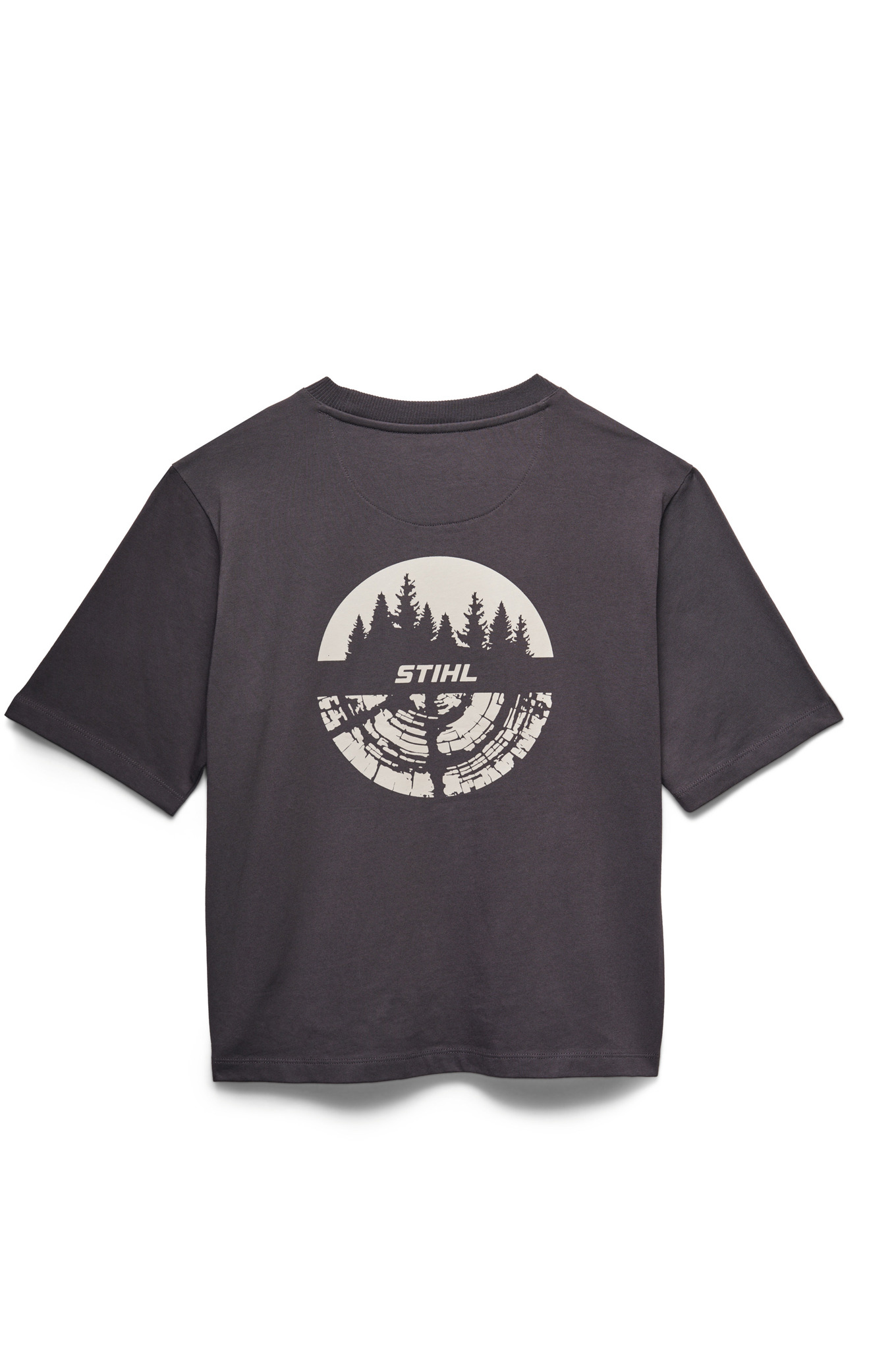 T-Shirt TREE CIRCLE grau Damen