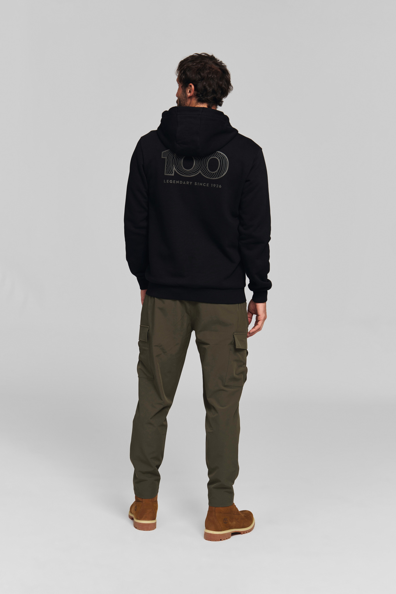 Felpa con cappuccio STIHL 100 REFLECTIVE nero