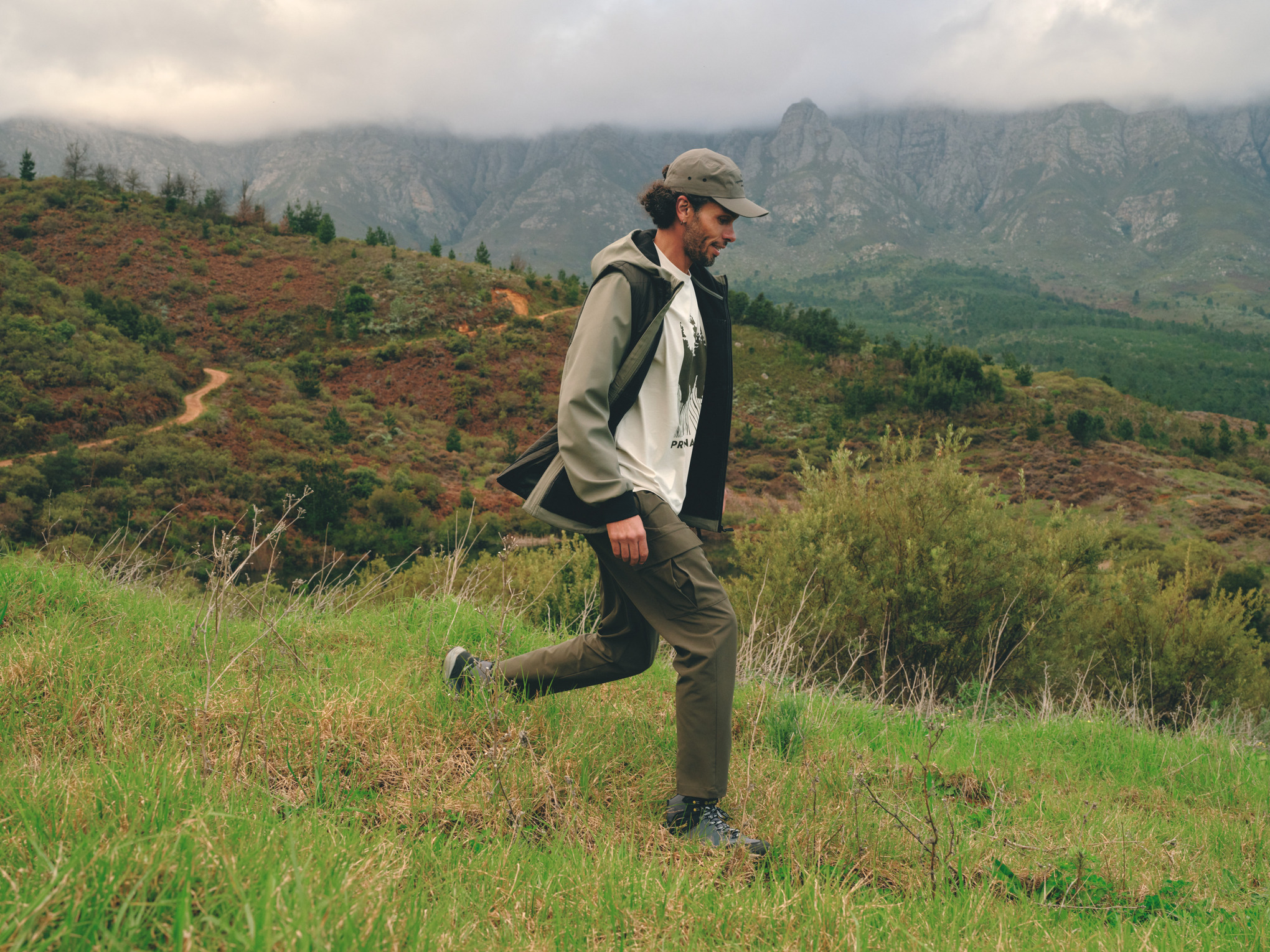 Softshelljacke CASUAL grün