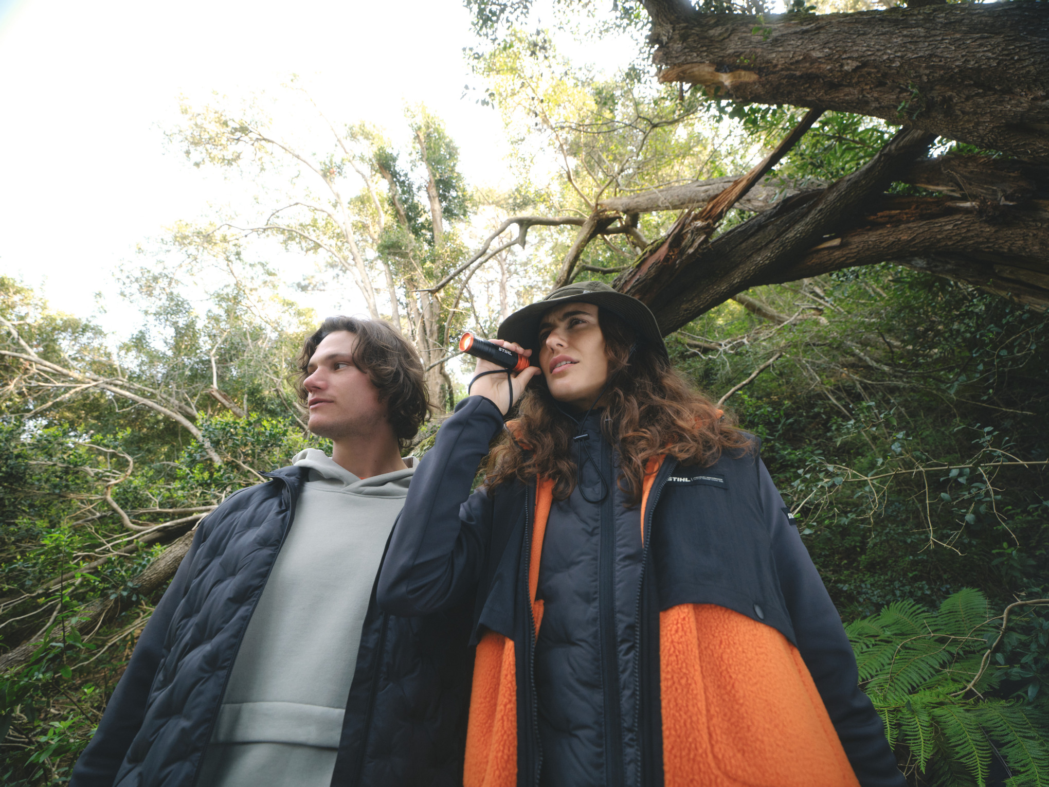 Jacke HYBRID HOOD grau Damen