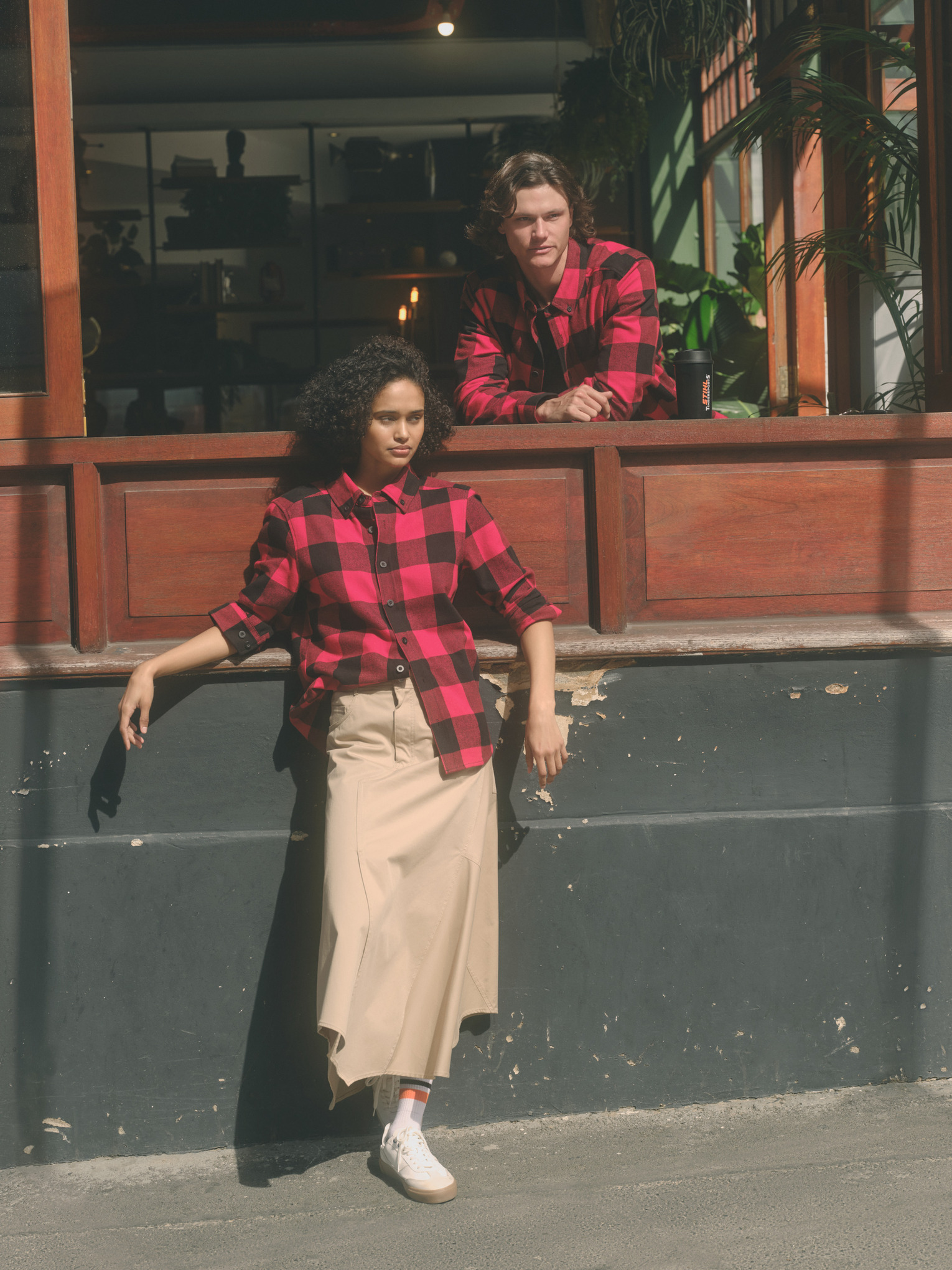 Hemd PLAID RED BLACK