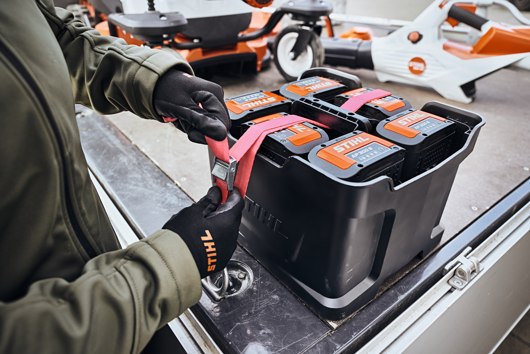 Support pour batteries