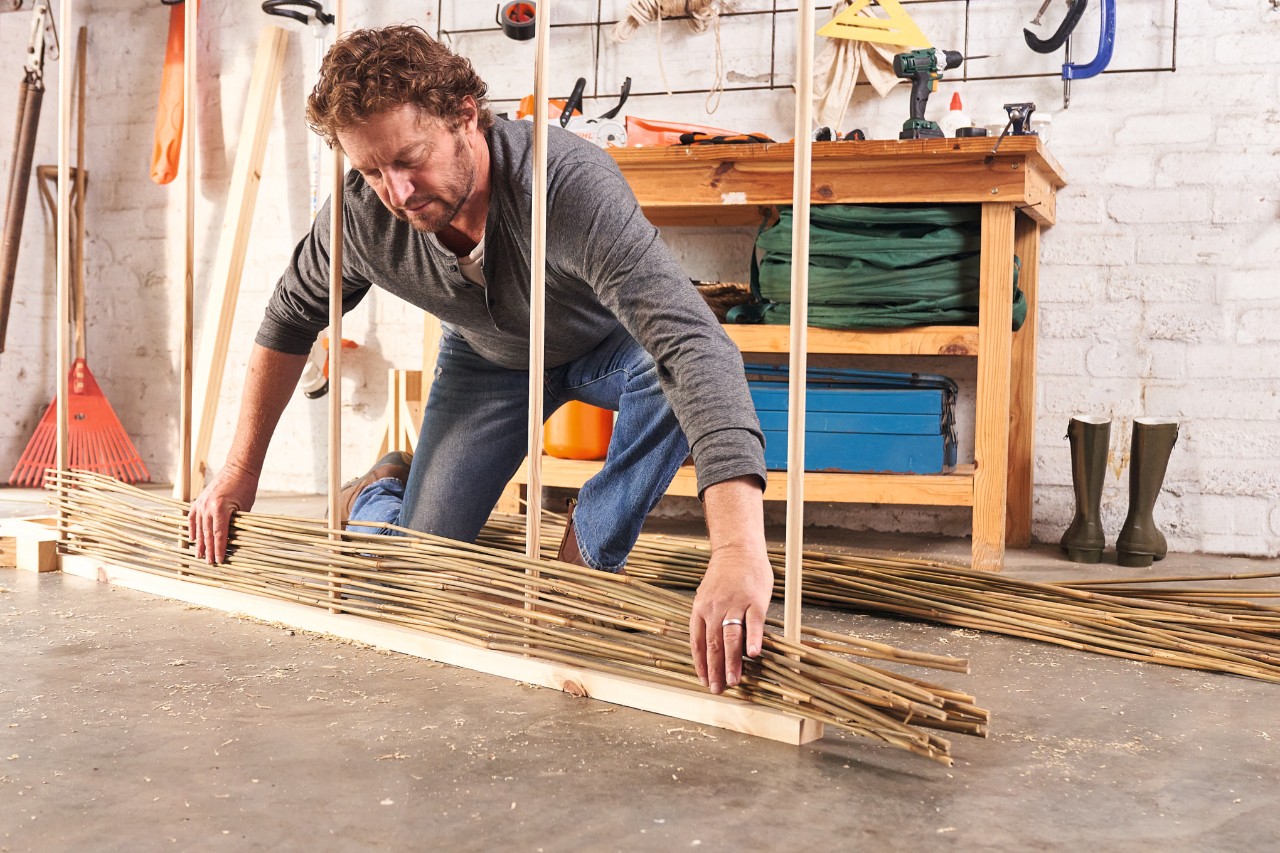 Sichtschutz selber bauen