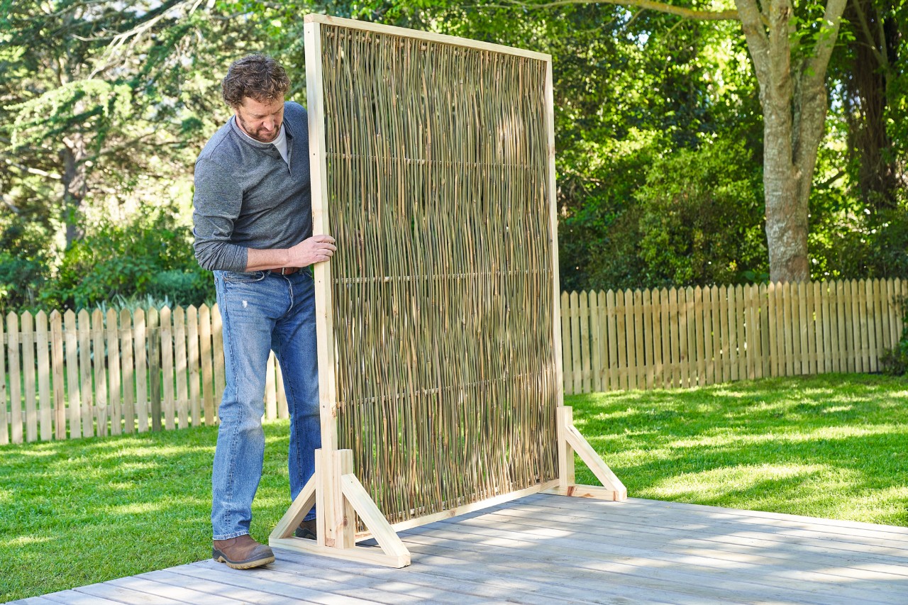 Sichtschutz selber bauen