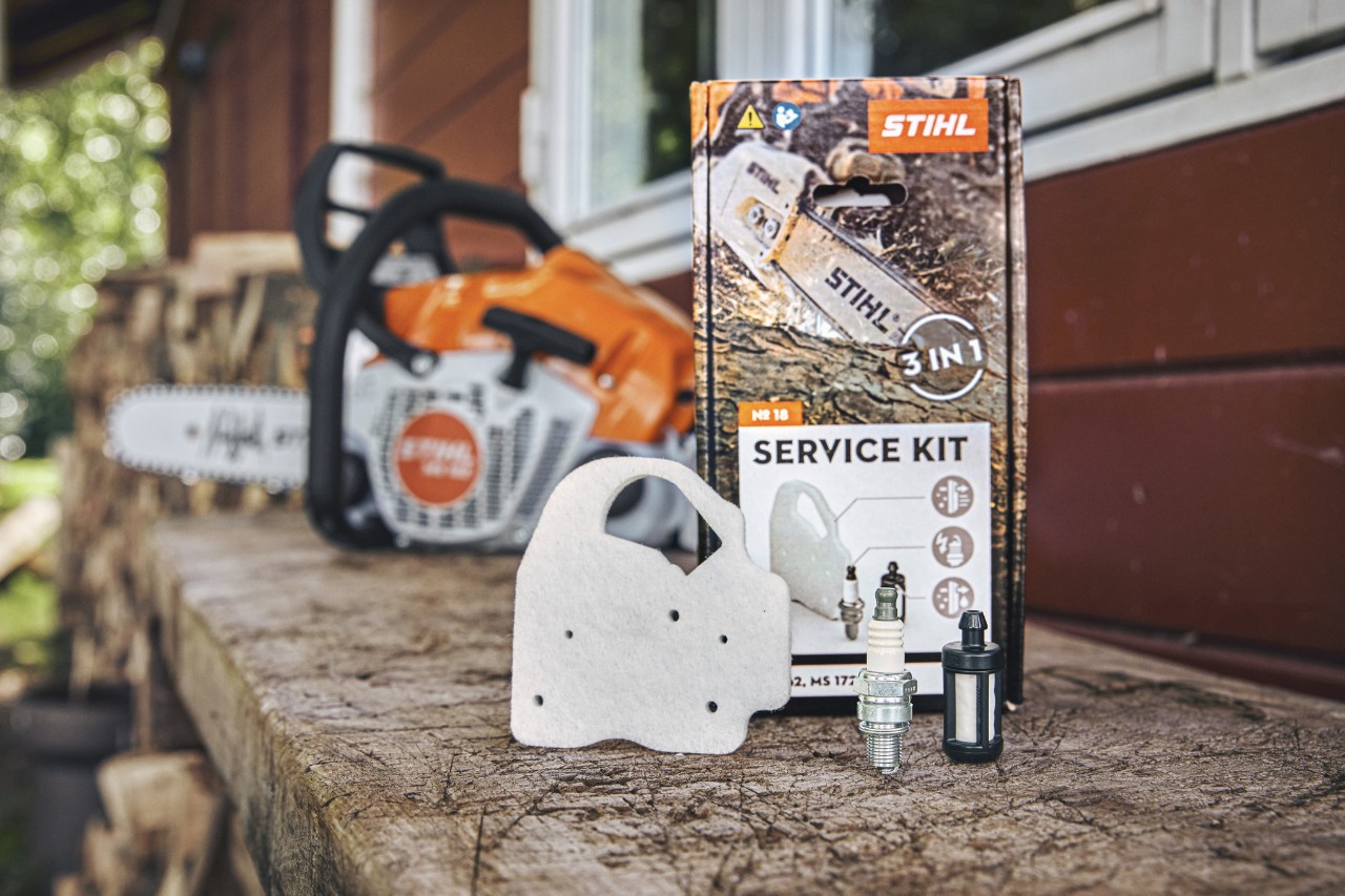  Kit d'entretien avec bougie d'allumage, filtre à carburant et filtre à air pour la tronçonneuse à essence STIHL MS 162